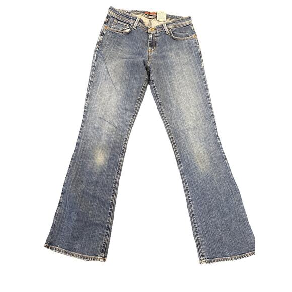Eddie Bauer Women's Shaped Fit Bootcut Jeans Denim Blue Medium Wash Size 6 - Picture 1 of 16